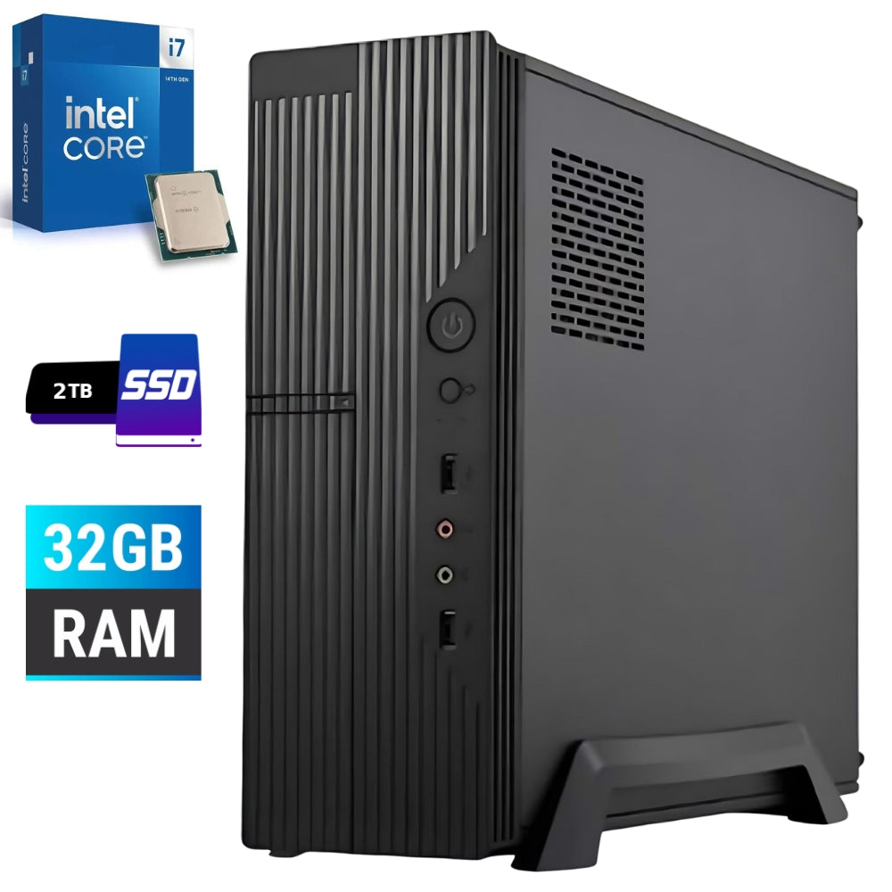 PC Assemblato Computers Parts | Intel Core i7-14700 | Ram 32GB RAM | SSD 2TB | FreeDOS Prodotto NUOVO PC Assemblato Computers Parts | Intel Core i7-14700 | Ram 32GB RAM | SSD 2TB | FreeDOS Prodotto NUOVO